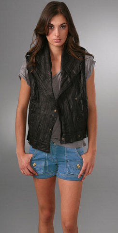 Women leahter jacket